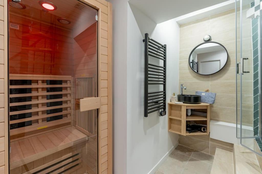 Appartement Magnifique Et Relaxant Avec Sauna Paris Extérieur photo